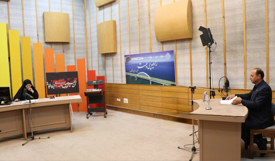 حضور مدیرکل بهزیستی آذربایجان‌غربی در برنامه زنده رادیویی