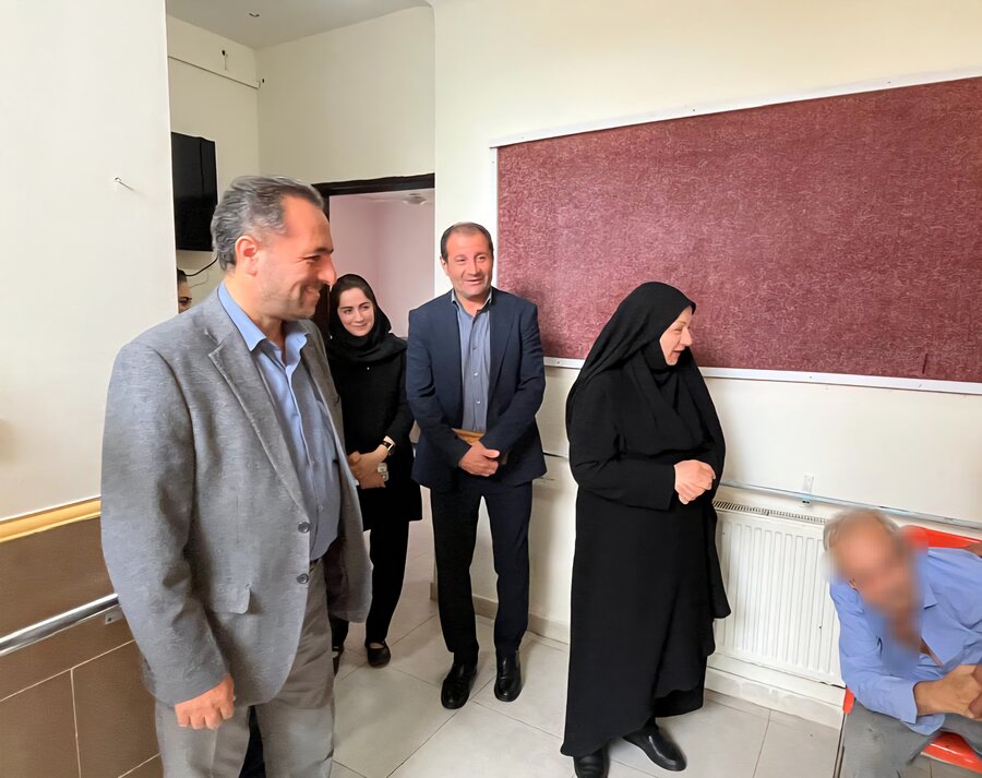 مدیرکل بهزیستی مازندران از خانه سالمندان "گل نرگس" چالوس بازدید کرد