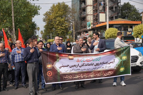 برگزاری آیین پیاده روی جاماندگان اربعین حسینی (ع)