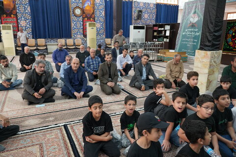 آیین پیاده روی جاماندگان اربعین حسینی و مراسم زیات اربعین در بهزیستی گیلان