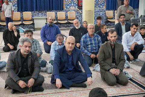 آیین پیاده روی جاماندگان اربعین حسینی و مراسم زیات اربعین در بهزیستی گیلان