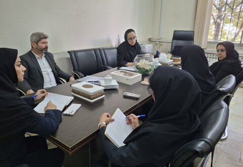 جلسه هم اندیشی و تبادل نظر بهزیستی و اداره کل علوم پزشکی استان البرز برگزار شد