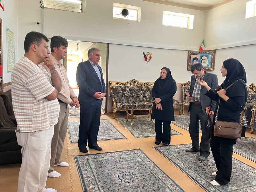 مسئولان بهزیستی کردستان از کمپ ترک اعتیاد کامیاران بازدید کردند