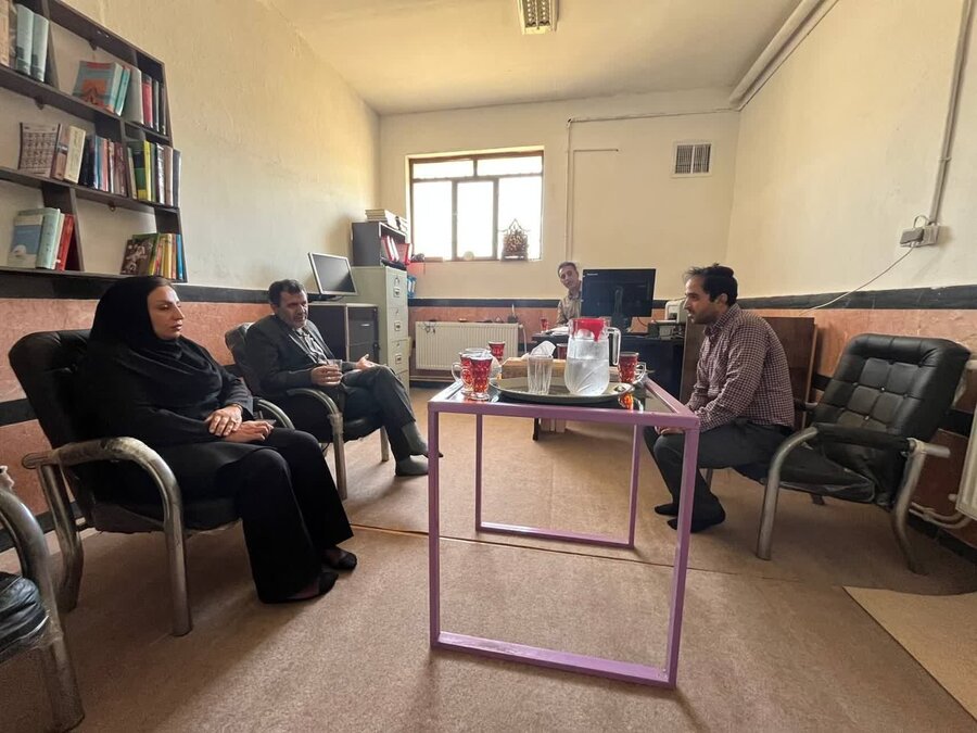 بازدید مسئول حراست بهزیستی کردستان از مرکز توانبخشی کامیاران