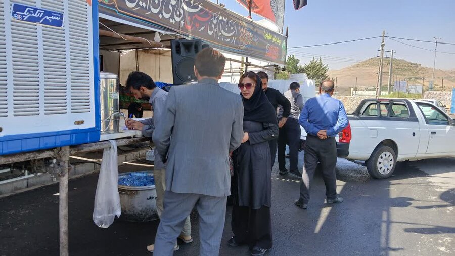 استقرار پایگاه بهزیستی سنندج برای اجرای پویش «اربعین ایران همدل»
