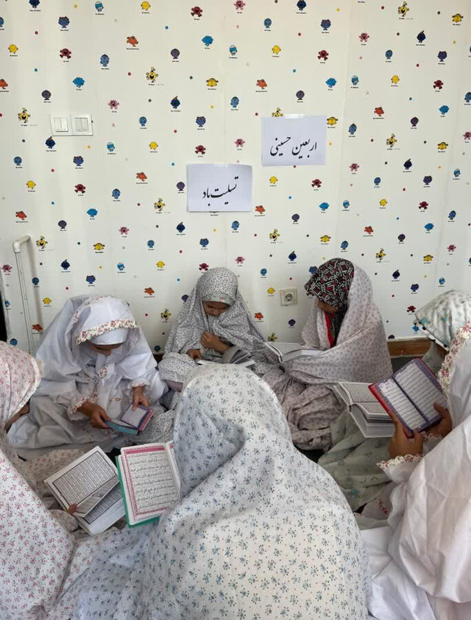 نظرآباد | مراسم اربعین حسینی در مرکز نگهداری "طلوع مهر علی" برگزار شد