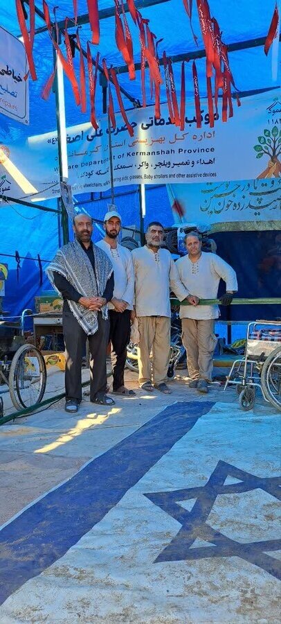 بازدید معاون امور فرهنگی از موکب های بهزیستی