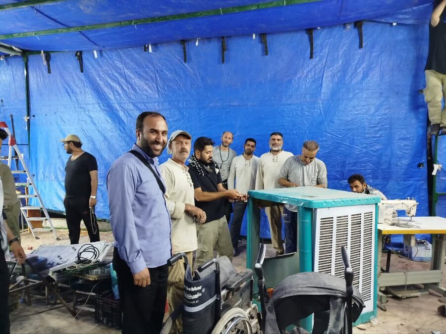 پایان خدمت به زائران اربعین حسینی در عمود ۱۱۸۲ 