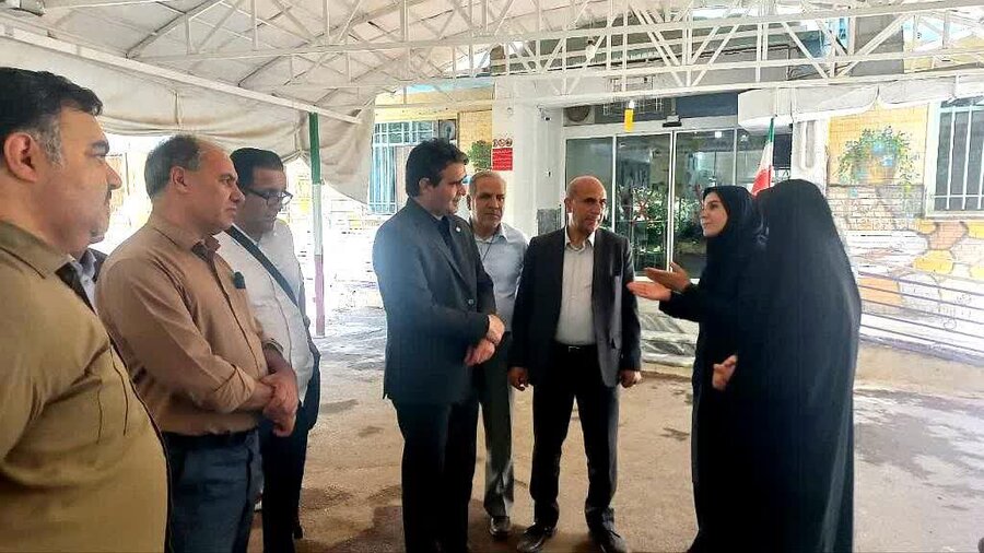 بازدید سرزده مدیرکل بهزیستی خراسان رضوی از مرکز خیریه توانبخشی و مراقبتی شبانه‌روزی سالمندان توحید گلمکان