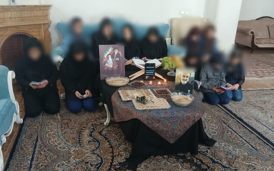 ساوجبلاغ | مراسم اربعین در خانه درخشان امام رضا (ع) برگزار شد