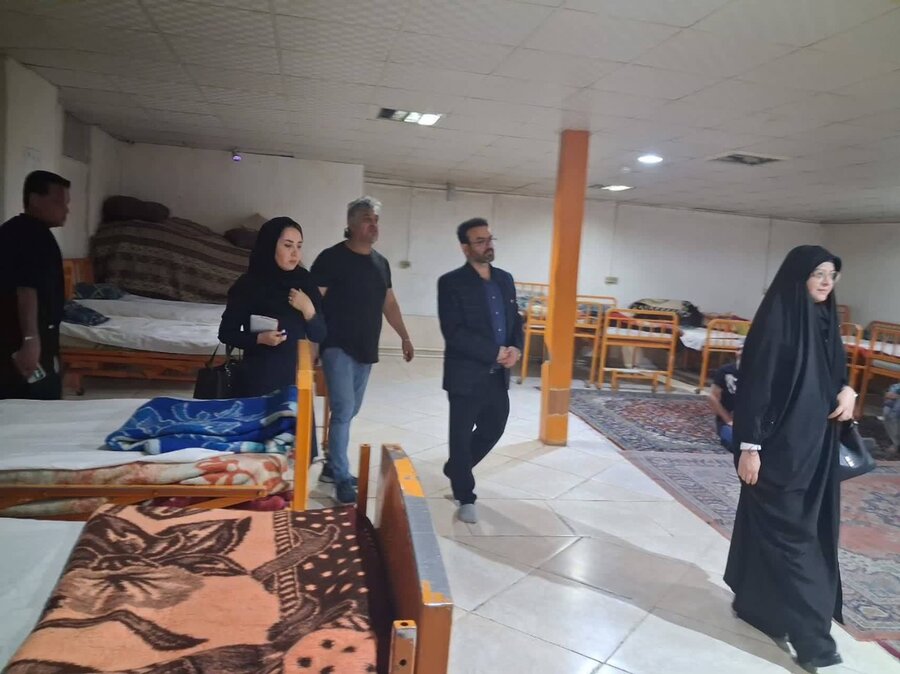 شهریار | بازدید شبانه رئیس بهزیستی از مرکز اقامتی میان مدت همیاران پاکان رهایی