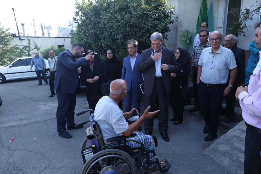 بازدید رئیس سازمان بهزیستی کشور از مرکز سالمندان یهودی