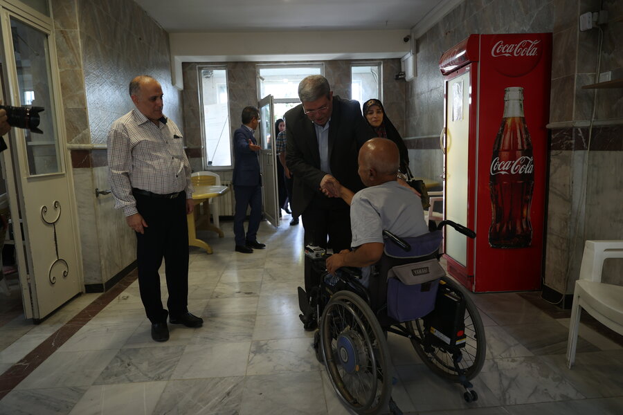 بازدید رئیس سازمان بهزیستی کشور از مرکز سالمندان یهودی