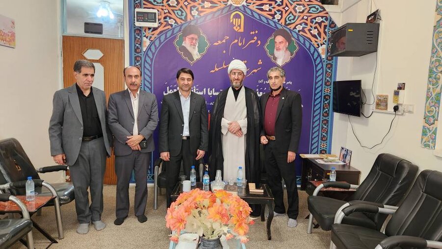 دیدار مدیر کل بهزیستی استان با امام جمعه شهرستان سلسله