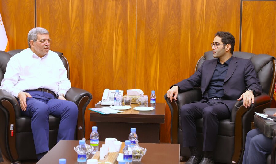 دیدار آقای محمدپور مشاور وزیر نفت با رئیس سازمان بهزیستی کشور