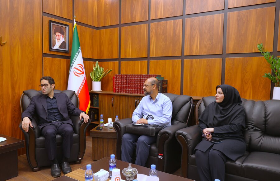 دیدار آقای محمدپور مشاور وزیر نفت با رئیس سازمان بهزیستی کشور