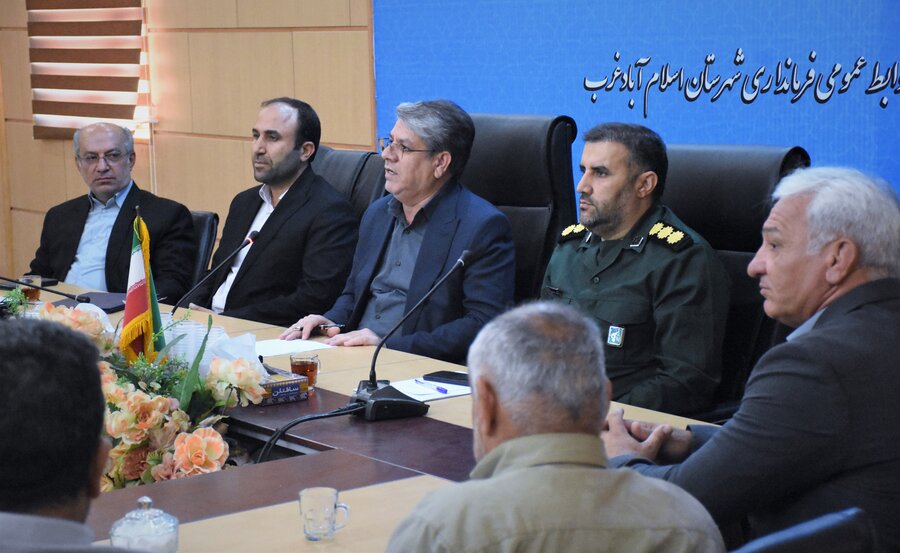 تکریم و معارفه رؤسای اداره بهزیستی اسلام آباد غرب