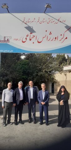 بازدید معاونت سلامت اجتماعی بهزیستی کشور از مراکز 1480 و 123 قم