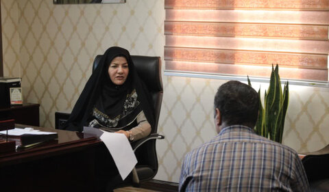 در راستای طرح تکریم ارباب رجوع / دیدار چهره‌ به‌ چهره مدیرکل بهزیستی البرز با جامعه هدف محترم
