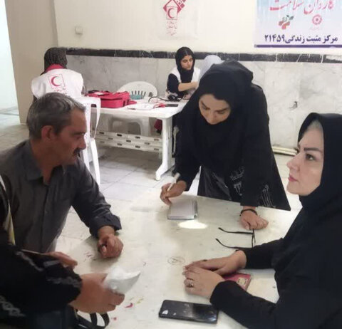 کرج | کاروان سلامت در حسین‌آباد مهرشهر برگزار شد