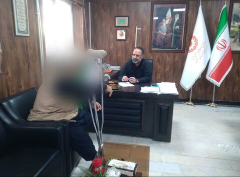 اشتهارد | ملاقات رئیس اداره بهزیستی شهرستان اشتهارد با جامعه هدف محترم