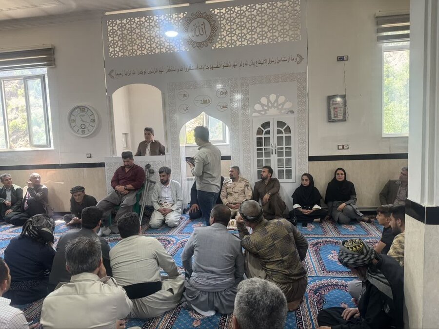 بازدید مسئولان مریوان از روستاهای محروم بخش سرشیو