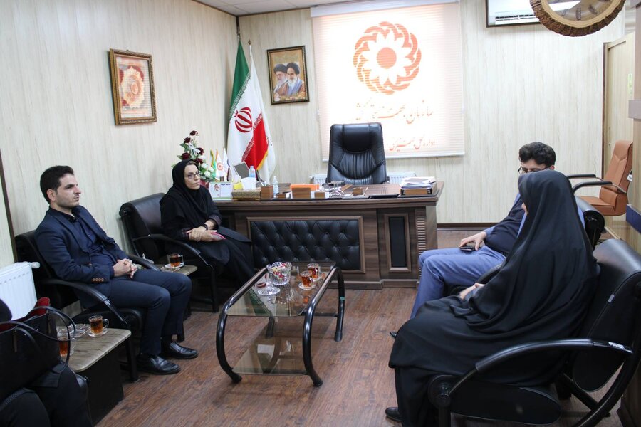 دیدار نماینده مردم شفت و فومن در مجلس شورای اسلامی با سرپرست معاونت توسعه مدیریت و منابع بهزیستی گیلان