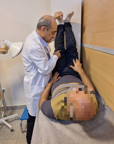 حضور فیزیوتراپ خیّر در مرکز رعد تحت نظارت اداره بهزیستی شهرستان طالقان