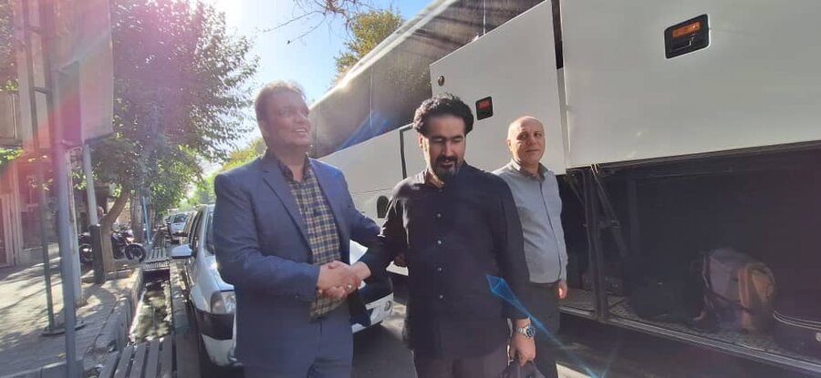 حرکت کاروان پیاده بهزیستی به سوی حرم امام رضا (ع)