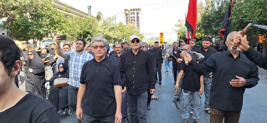 حرکت کاروان پیاده بهزیستی به سوی حرم امام رضا (ع)