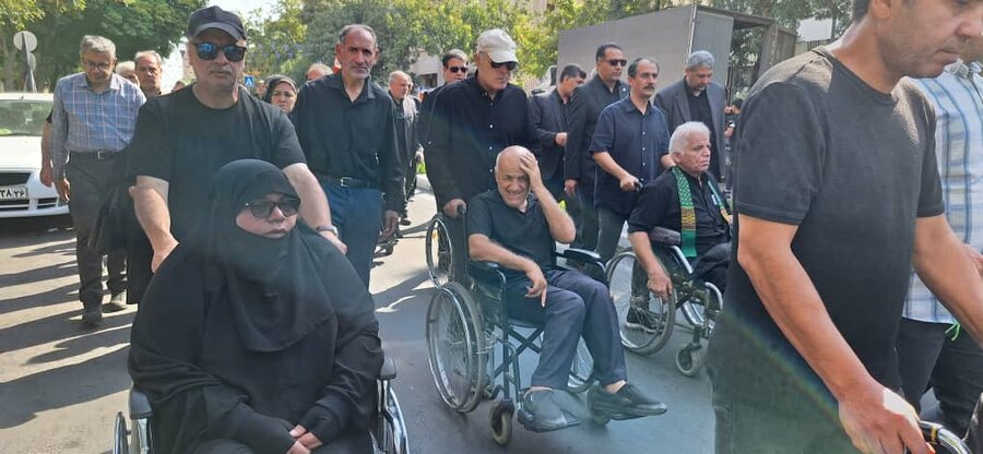 حرکت کاروان پیاده بهزیستی به سوی حرم امام رضا (ع)