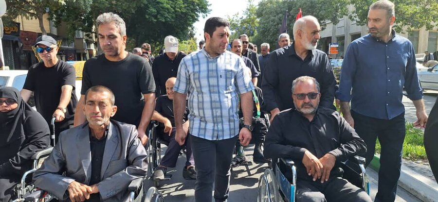 حرکت کاروان پیاده بهزیستی به سوی حرم امام رضا (ع)