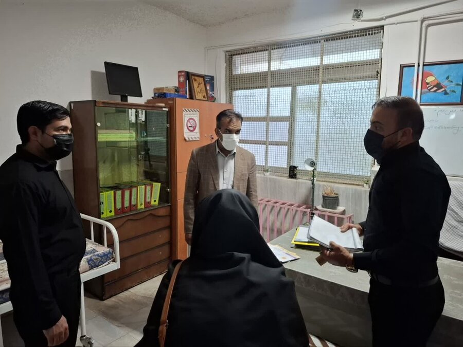 بازدید از مراکز مراقبتی افراد دارای ذهنی و بازارچه عرضه محصولات مشاغل خانگی مددجویان بهزیستی سیرجان