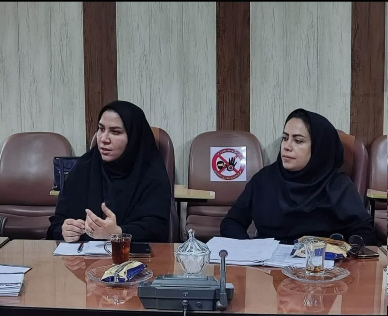 حضور رئیس بهزیستی در کمیته سلامت سالمندان تویسرکان