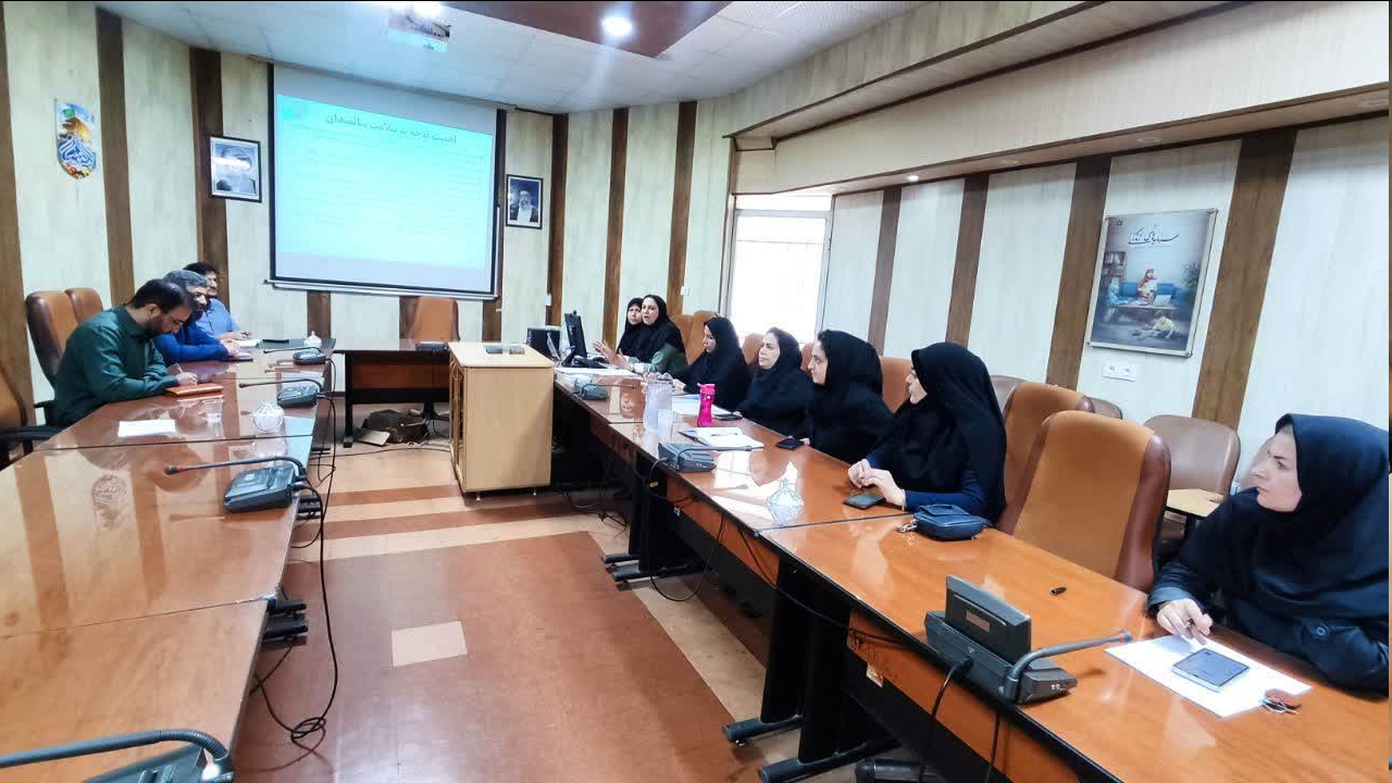  حضور رئیس بهزیستی در کمیته سلامت سالمندان تویسرکان