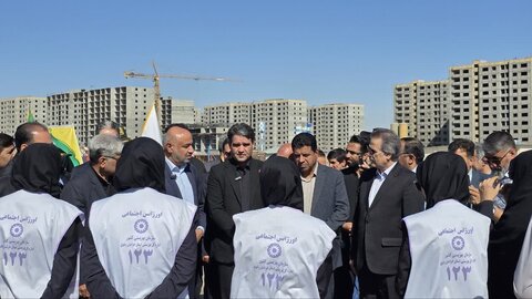 بازدید از روند عملیات ساخت مرکز اداری و حمایتی بهزیستی در شهرک گلبهار