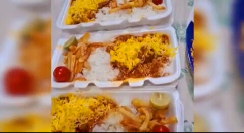 توزیع غذا توسط مرکز رعد تحت نظارت اداره بهزیستی شهرستان طالقان