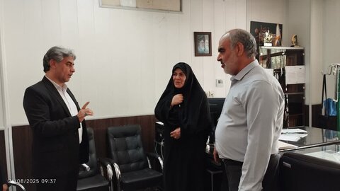 گزارش تصویری / دیدار سرپرست  بهزیستی قم با کارکنان