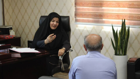 در راستای طرح تکریم ارباب رجوع / دیدار چهره‌ به‌ چهره مدیرکل بهزیستی البرز با جامعه هدف محترم
