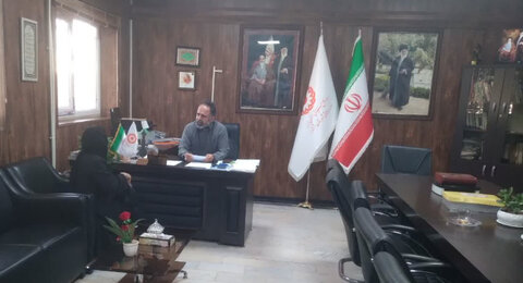 اشتهارد | ملاقات رئیس اداره بهزیستی شهرستان اشتهارد با جامعه هدف محترم