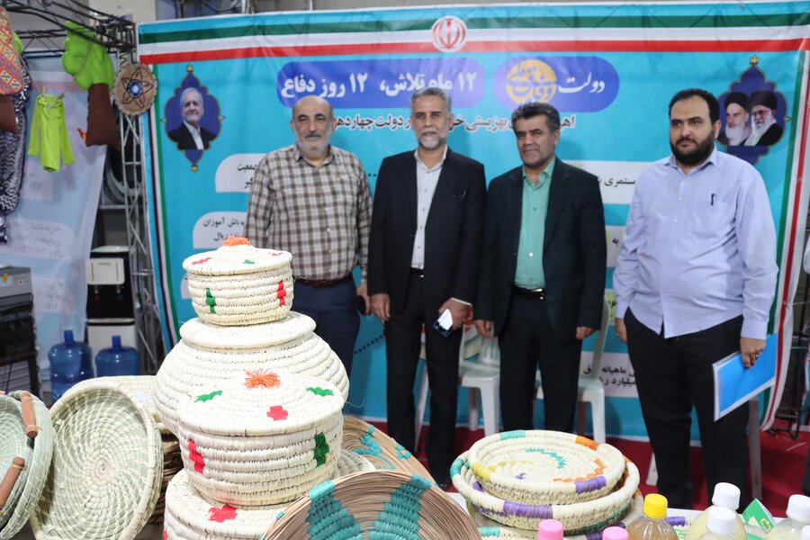 گزارش تصویری| حضور مدیر کل بهزیستی خوزستان در دومین روز از نمایشگاه هفته دولت