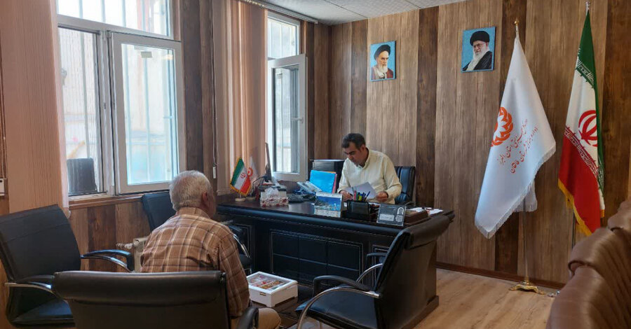 طالقان | ملاقات رئیس اداره بهزیستی شهرستان طالقان با جامعه هدف محترم