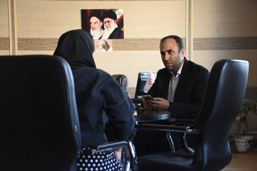 دیدار مددجویان با مدیرکل