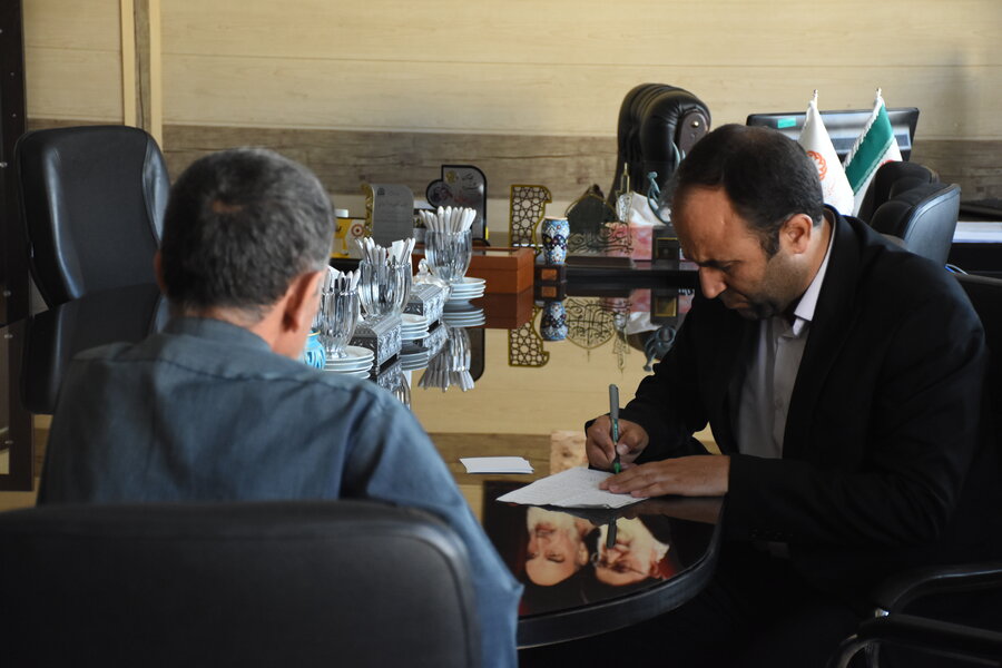 دیدار مددجویان با مدیرکل