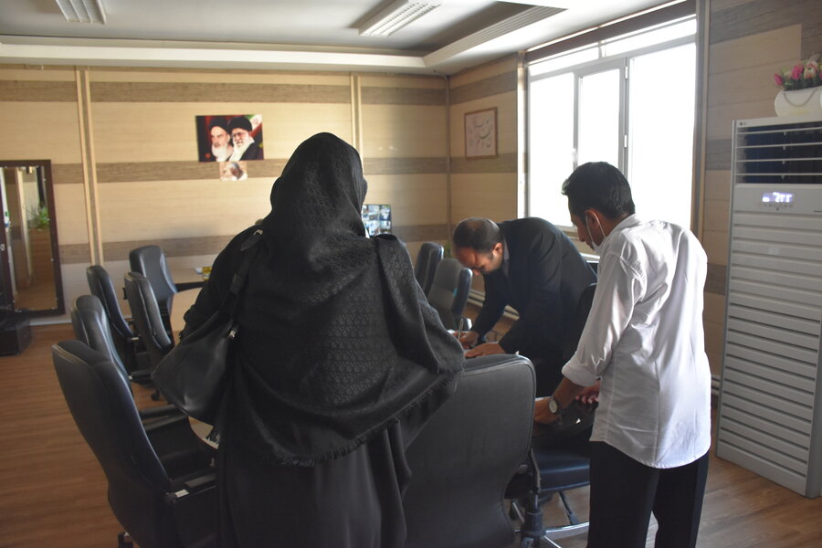 دیدار مددجویان با مدیرکل