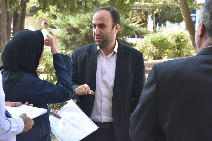 دیدار مددجویان با مدیرکل