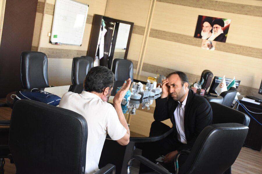 دیدار مددجویان با مدیرکل