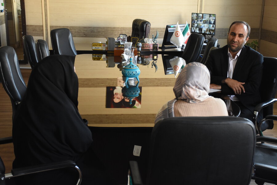 دیدار مددجویان با مدیرکل