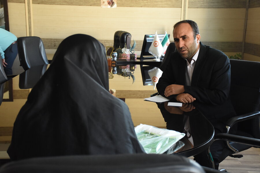 دیدار مددجویان با مدیرکل