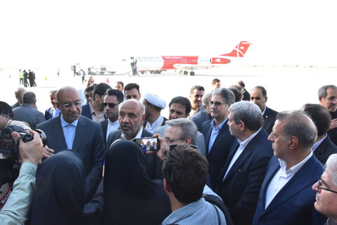 گزارش تصویری از حضور وزیر رفاه و رئیس بهزیستی کشور در کرمانشاه